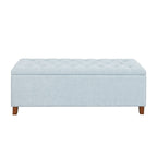 Banc de rangement rembourré à plateau capitonné Madison Park Sasha