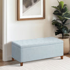 Banc de rangement rembourré à plateau capitonné Madison Park Sasha