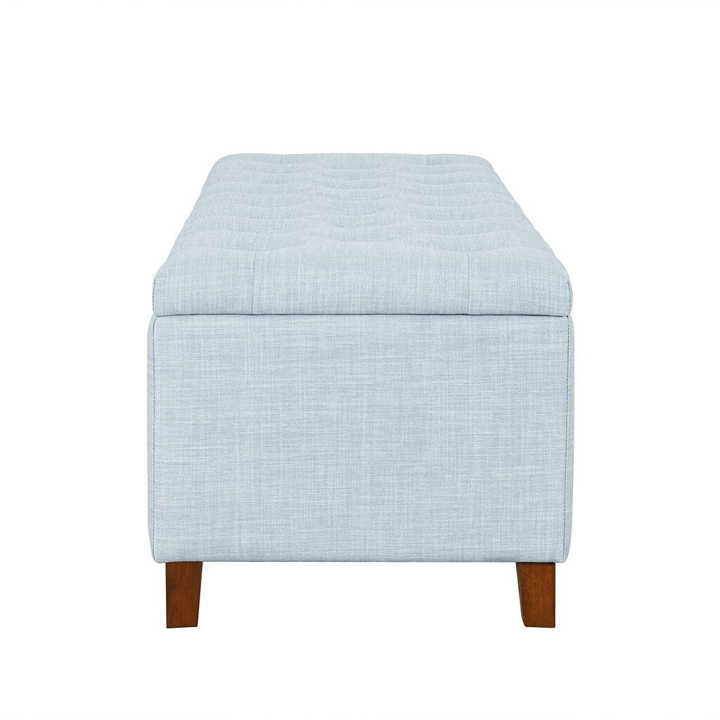 Banc de rangement rembourré à plateau capitonné Madison Park Sasha