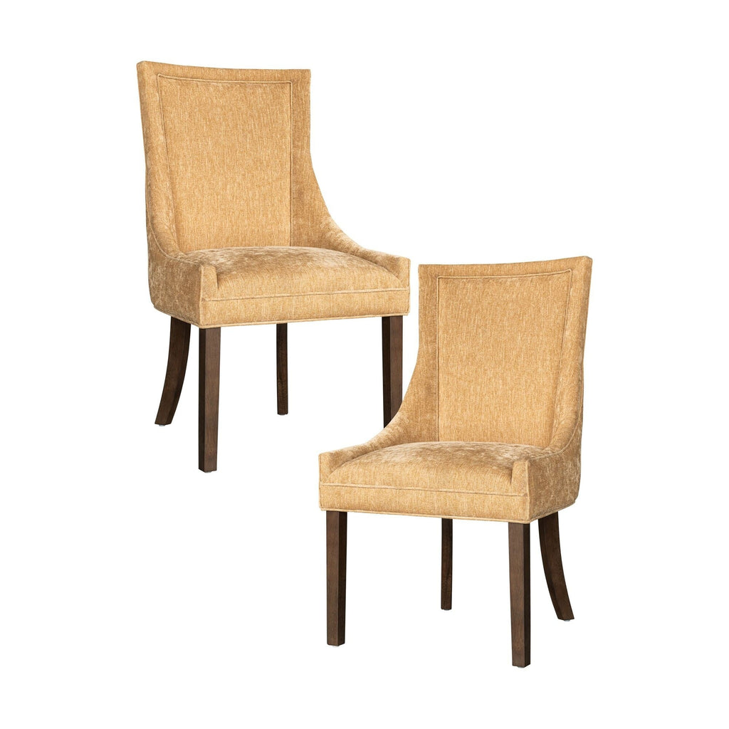 Chaises de salle à manger rembourrées Madison Park Signature Ultra avec pieds en bois (lot de 2) - N/A