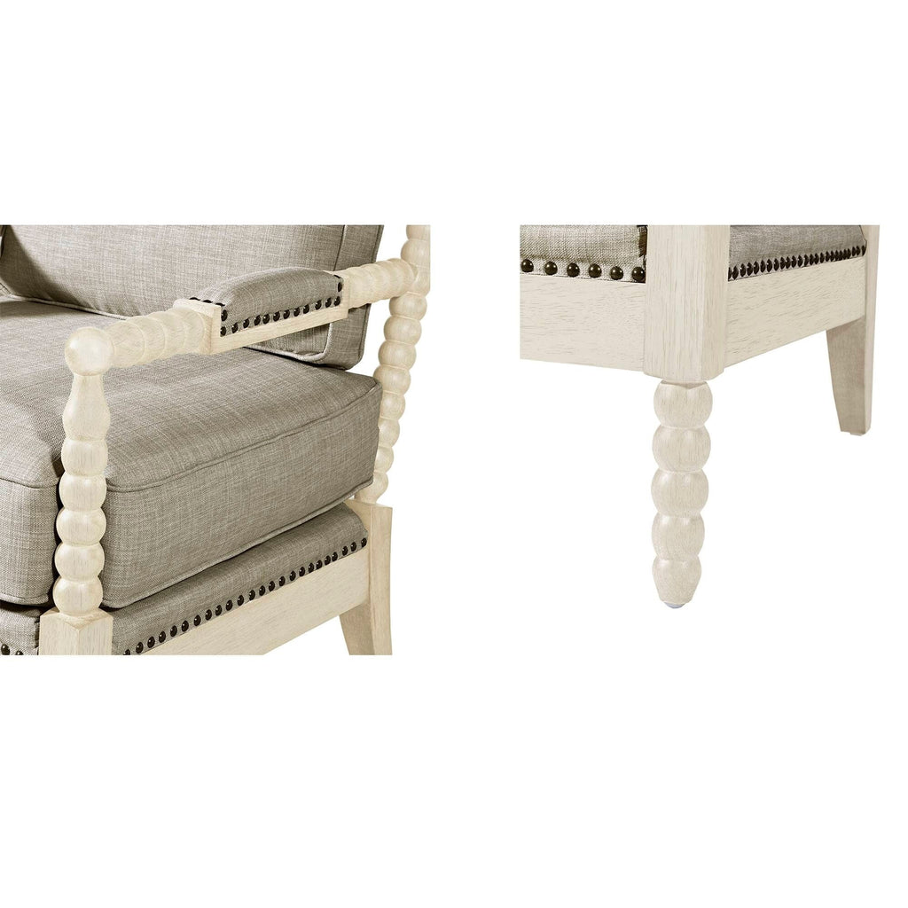 Fauteuil à cadre en bois tourné Madison Park Donohue