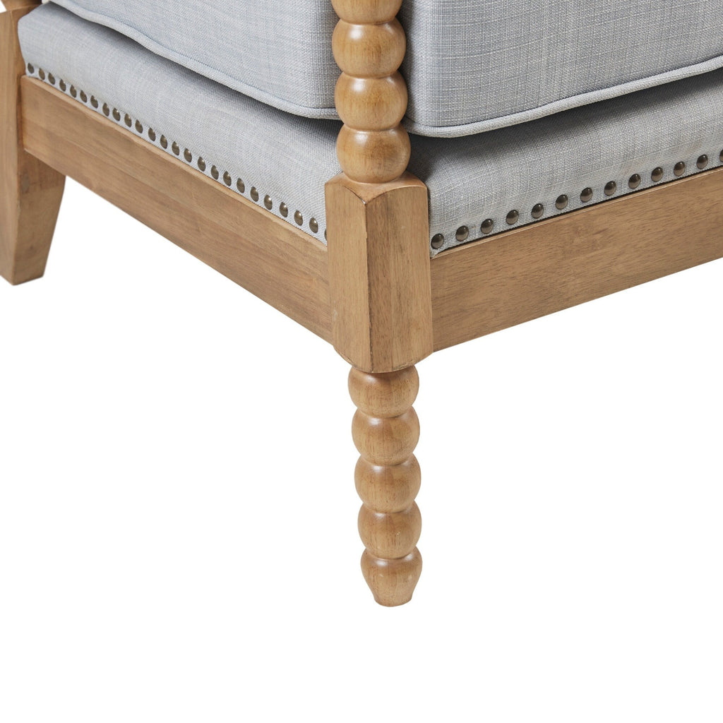 Fauteuil à cadre en bois tourné Madison Park Donohue