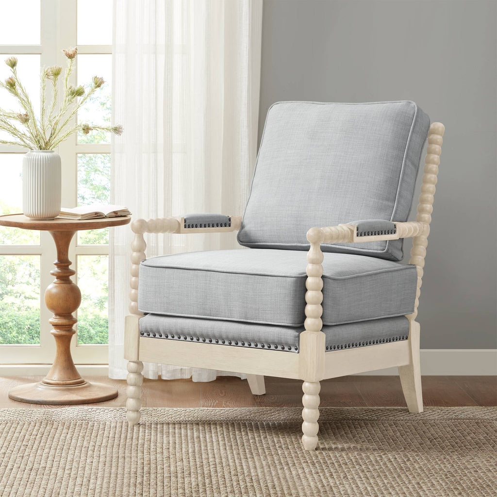 Fauteuil à cadre en bois tourné Madison Park Donohue