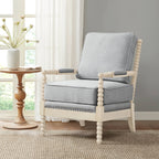 Fauteuil à cadre en bois tourné Madison Park Donohue