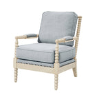 Fauteuil à cadre en bois tourné Madison Park Donohue