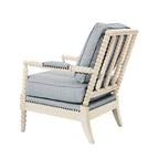 Fauteuil à cadre en bois tourné Madison Park Donohue