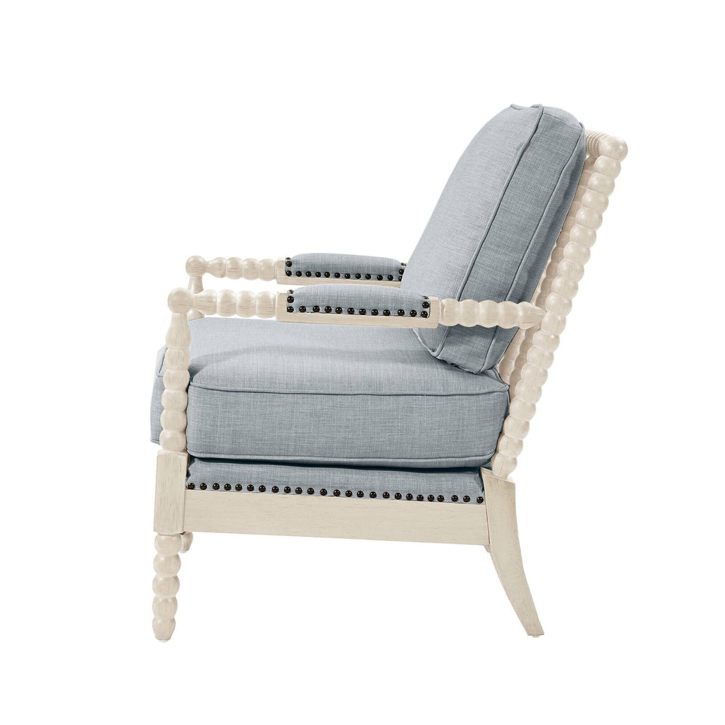 Fauteuil à cadre en bois tourné Madison Park Donohue