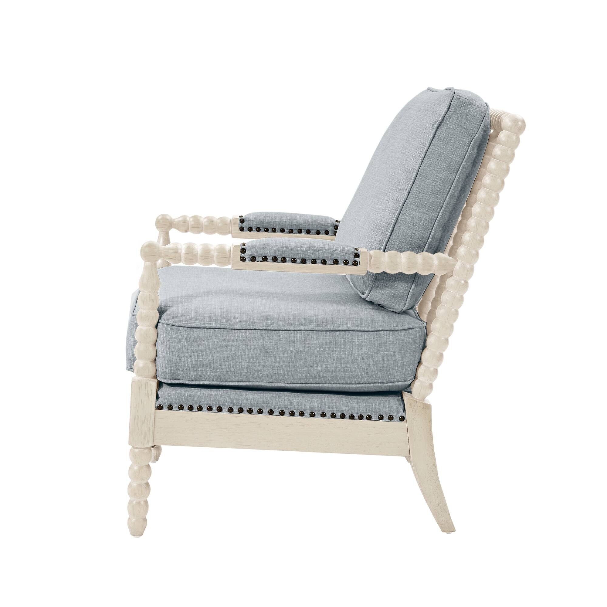 Fauteuil à cadre en bois tourné Madison Park Donohue