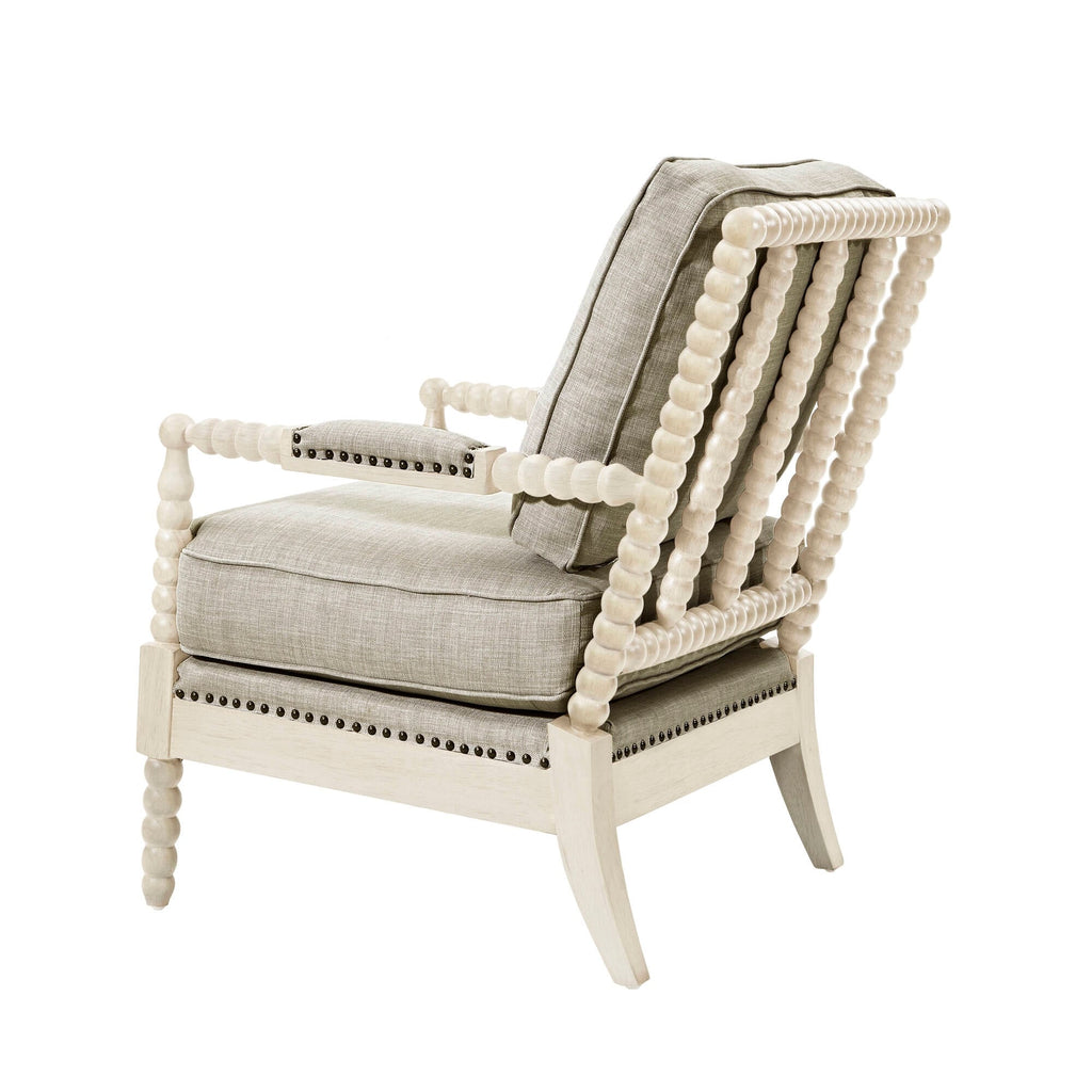 Fauteuil à cadre en bois tourné Madison Park Donohue