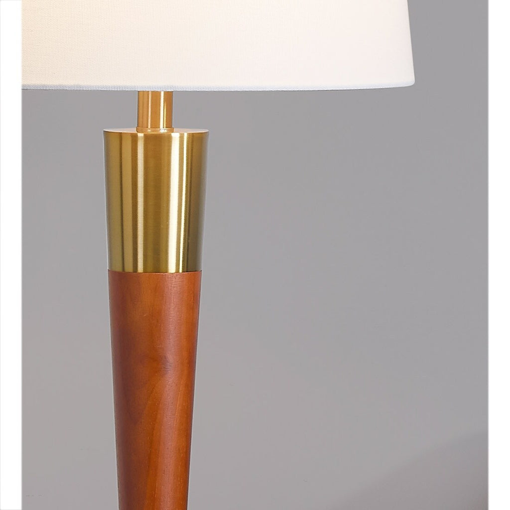 Lampes de table en bois dur Manhattan 30 (lot de 2)