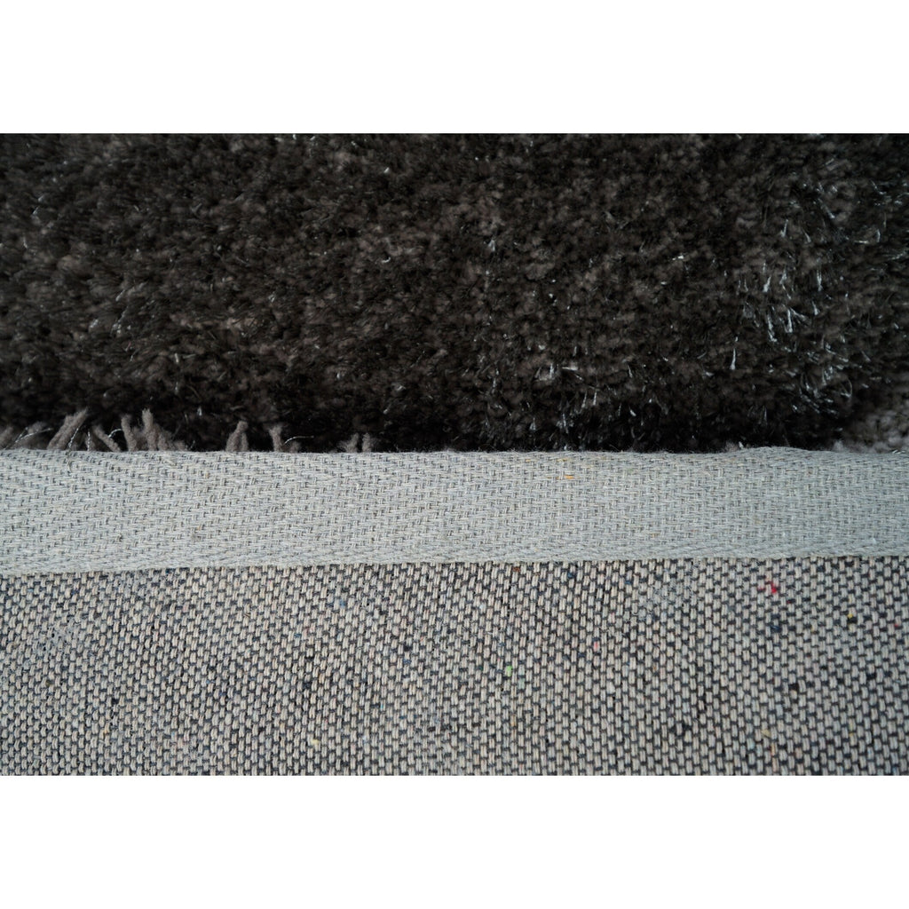 Tapis à poils longs Mateos au design abstrait