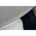 Tapis à poils longs Mateos au design abstrait