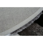Tapis à poils longs Mateos au design abstrait