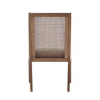 Chaises de salle à manger rembourrées en rotin et bois Maurers (lot de 2) par Christopher Knight Home