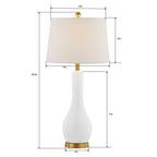 Ensemble de lampes de table en céramique 28,5 avec USB (lot de 2)