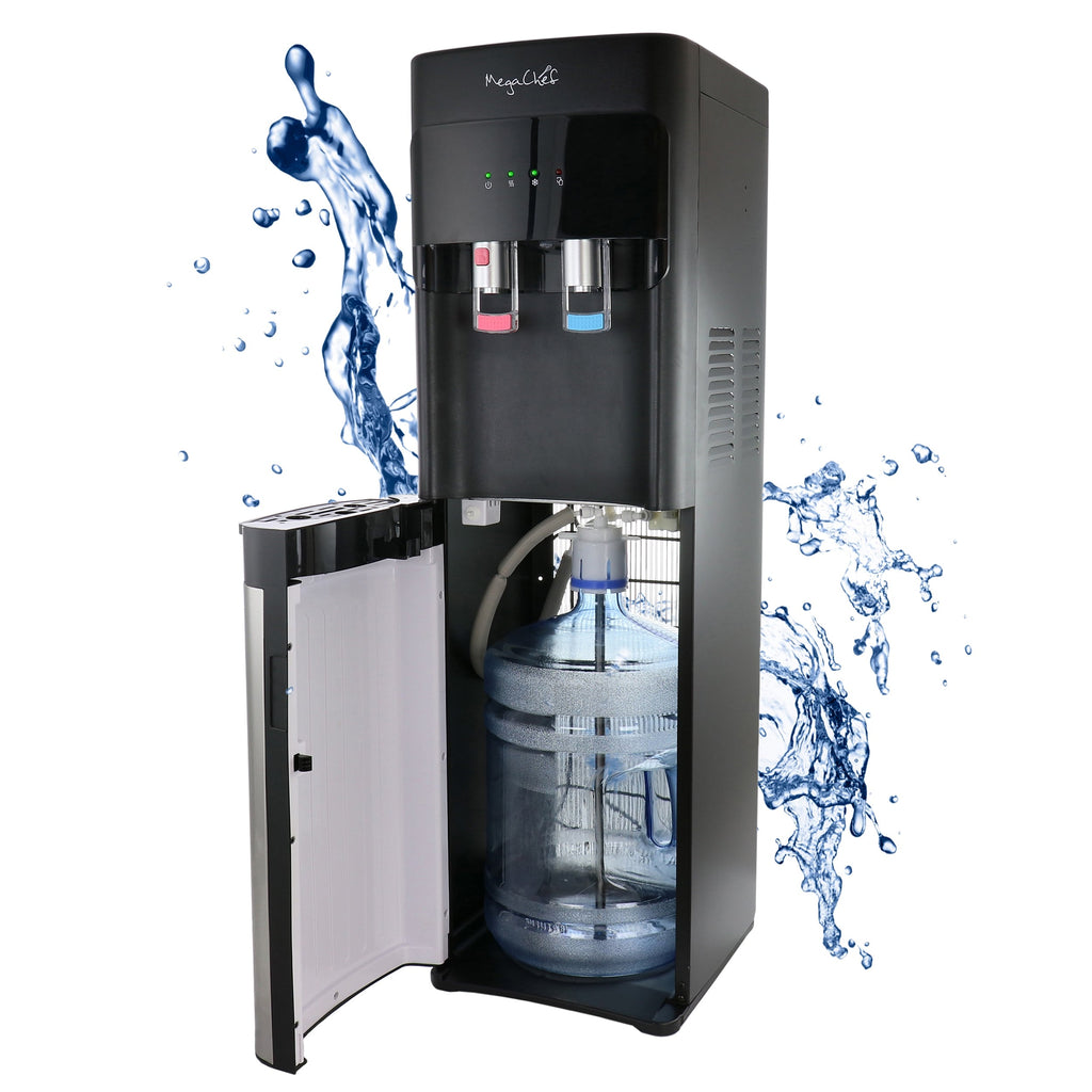 Distributeur d'eau chaude et froide MegaChef à chargement par le bas - 12 x 13,6 x 41