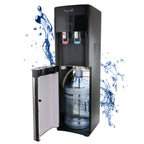 Distributeur d'eau chaude et froide MegaChef à chargement par le bas - 12 x 13,6 x 41