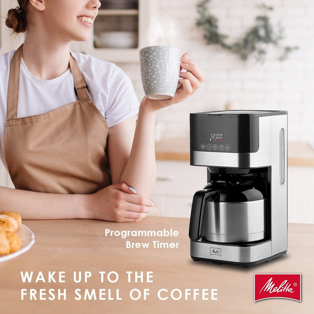Cafetière filtre Melitta Aroma Tocco 8 tasses avec carafe thermique et écran tactile