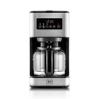 Cafetière filtre Melitta Aroma Tocco Plus 12 tasses, eau chaude et eau glacée, avec carafe en verre et écran tactile
