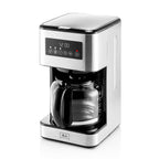Cafetière filtre Melitta Aroma Tocco Plus 12 tasses, eau chaude et eau glacée, avec carafe en verre et écran tactile