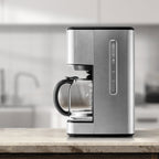 Cafetière filtre Melitta Aroma Tocco Plus 12 tasses, eau chaude et eau glacée, avec carafe en verre et écran tactile