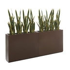 Jardinière métallique robuste pour plantes d'extérieur, 96 x 25 x 76 cm (L x l x H) - 96 x 76 x 25 cm (l x l x H)