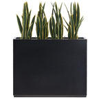 Jardinière métallique robuste pour plantes d'extérieur, 96 x 25 x 76 cm (L x l x H) - 96 x 76 x 25 cm (l x l x H)