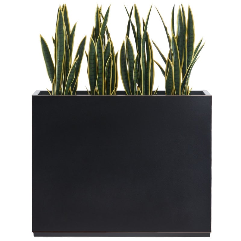 Jardinière métallique robuste pour plantes d'extérieur, 96 x 25 x 76 cm (L x l x H) - 96 x 76 x 25 cm (l x l x H)