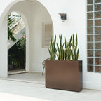 Jardinière métallique robuste pour plantes d'extérieur, 96 x 25 x 76 cm (L x l x H) - 96 x 76 x 25 cm (l x l x H)