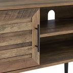 Meuble TV moderne du milieu du siècle pour téléviseurs jusqu'à 70 pouces Console multimédia de centre de divertissement - 20,5'' HX 59'' LX 15,5'' P