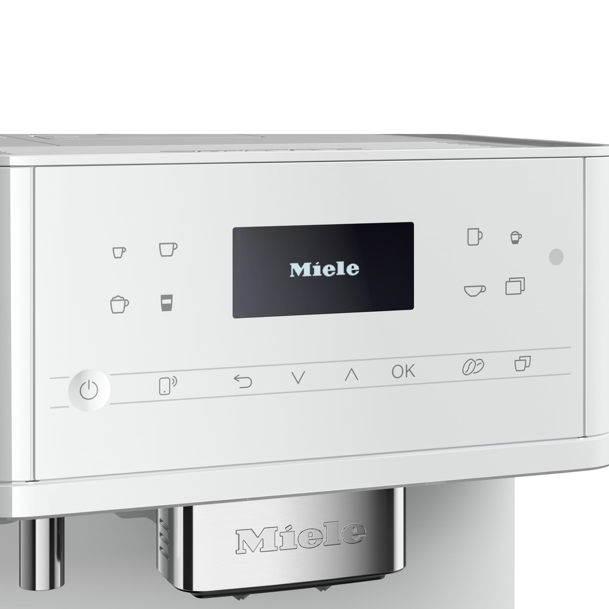 Machine à café de comptoir Miele CM 6160 MilkPerfection - Blanc Lotus