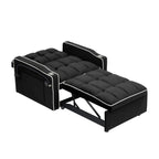 Canapé-lit convertible 3 en 1 moderne 70.86 avec dossier réglable et port de chargement USB pour le salon
