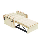 Canapé-lit convertible 3 en 1 moderne 70.86 avec dossier réglable et port de chargement USB pour le salon