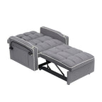 Canapé-lit convertible 3 en 1 moderne 70.86 avec dossier réglable et port de chargement USB pour le salon