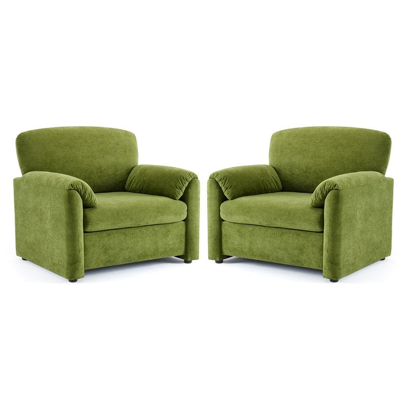Fauteuil d'appoint moderne à oreilles d'éléphant, siège confortable pour salon et chambre