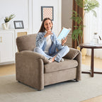 Fauteuil d'appoint moderne à oreilles d'éléphant, siège confortable pour salon et chambre