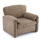 Fauteuil d'appoint moderne à oreilles d'éléphant, siège confortable pour salon et chambre