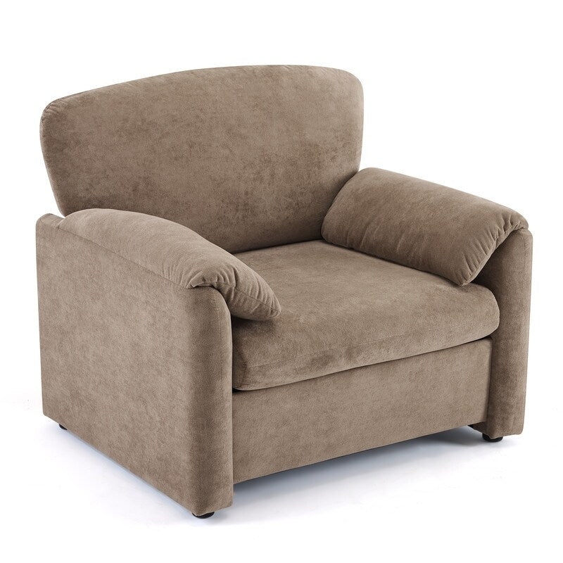 Fauteuil d'appoint moderne à oreilles d'éléphant, siège confortable pour salon et chambre