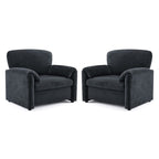 Fauteuil d'appoint moderne à oreilles d'éléphant, siège confortable pour salon et chambre