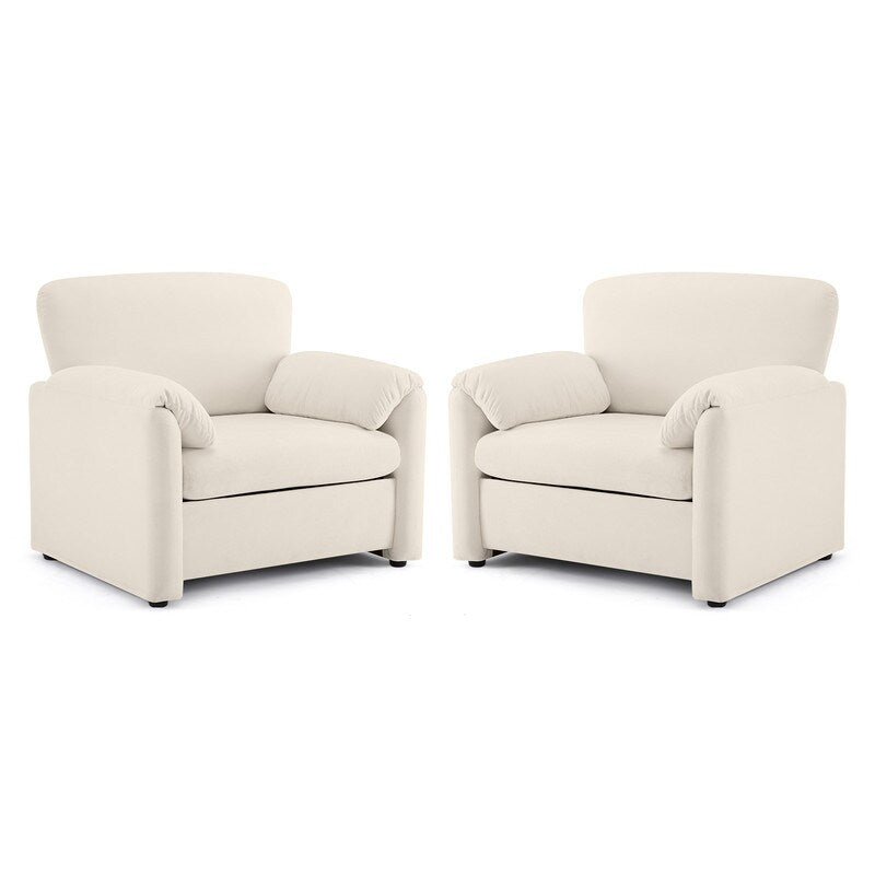Fauteuil d'appoint moderne à oreilles d'éléphant, siège confortable pour salon et chambre
