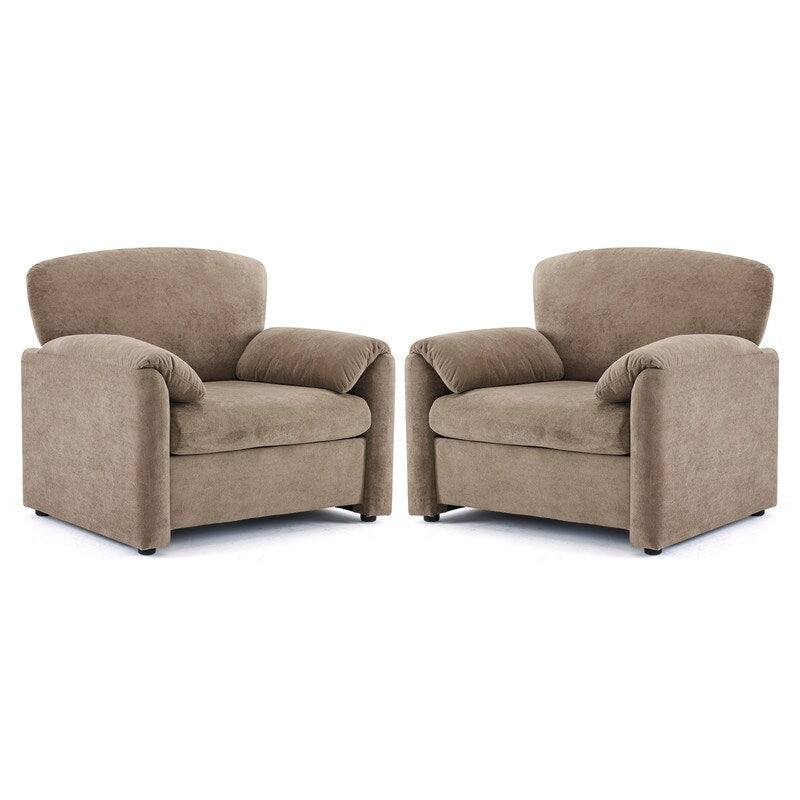 Fauteuil d'appoint moderne à oreilles d'éléphant, siège confortable pour salon et chambre