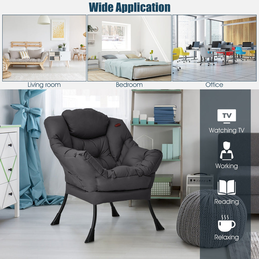 Fauteuil d'appoint moderne pour salon, canapé simple