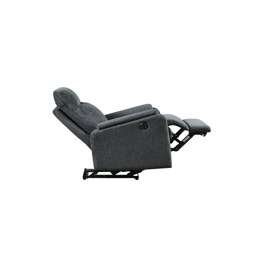 Fauteuil inclinable électrique moderne avec port USB, support complet de la tête et des lombaires