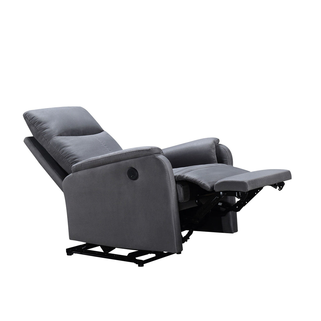 Fauteuil inclinable électrique moderne avec port USB, support complet de la tête et des lombaires
