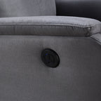 Fauteuil inclinable électrique moderne avec port USB, support complet de la tête et des lombaires