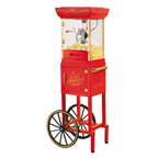 Bouilloire de style cinéma de 2,5 oz, chariot à popcorn de 10 tasses et 48 pouces