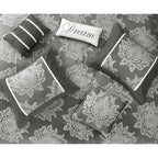 Ensemble de couette traditionnelle damassée Nanshing Tiana 7 pièces