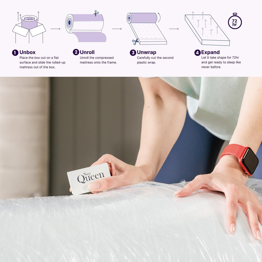 Matelas en mousse à mémoire de forme avec gel rafraîchissant NapQueen Elizabeth 10