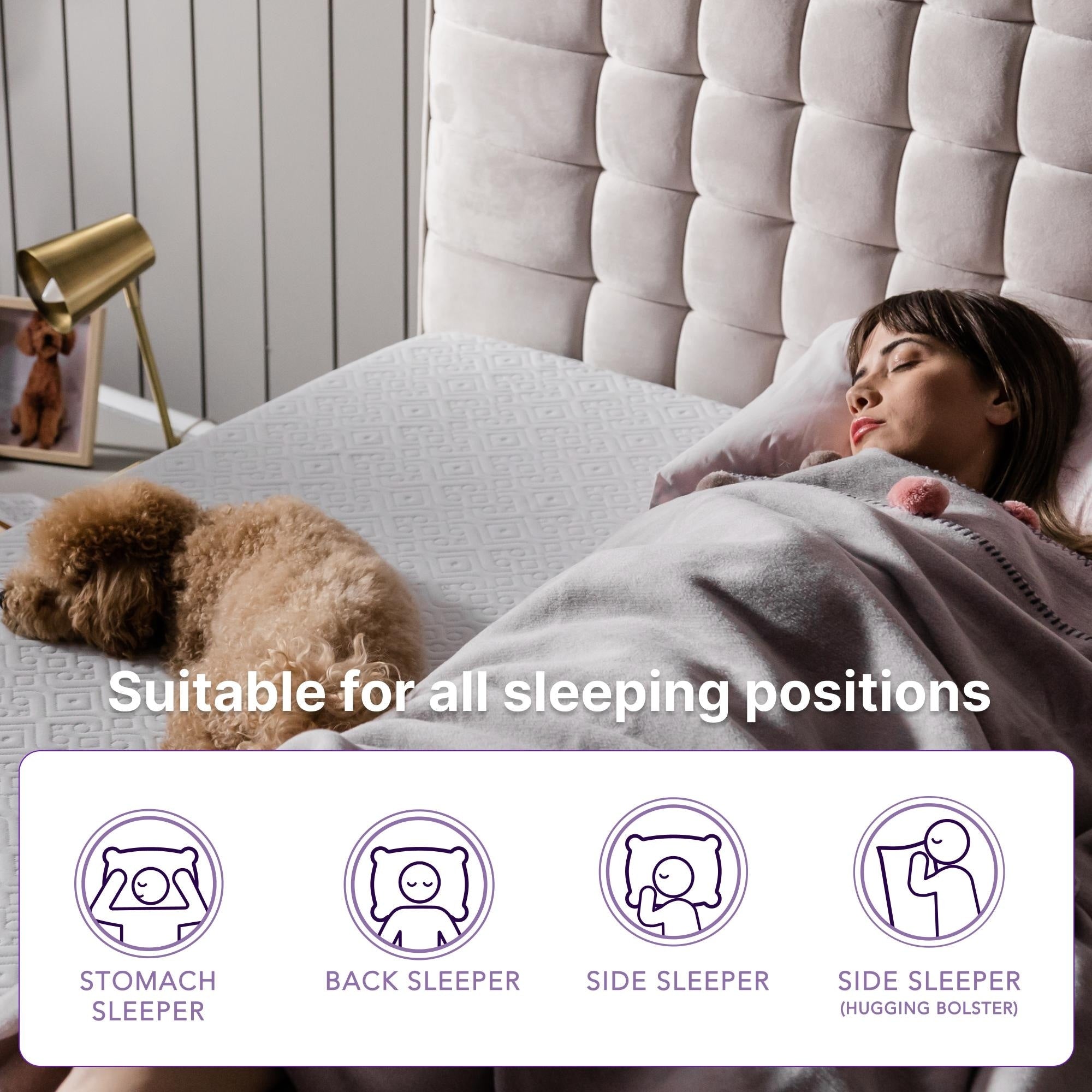 Matelas en mousse à mémoire de forme avec gel rafraîchissant NapQueen Elizabeth 8