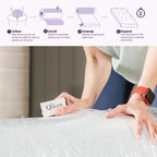 Matelas en mousse à mémoire de forme avec gel rafraîchissant NapQueen Elizabeth 8